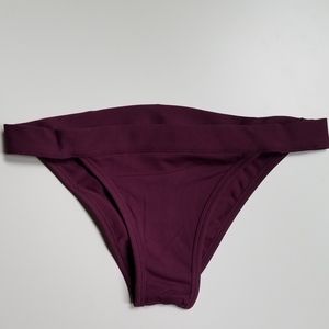 Off The Pole Burgundy Tanga Pole Shorts - Size M